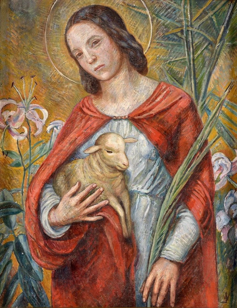 1896-Johannes Wüsten - Santa Agnese